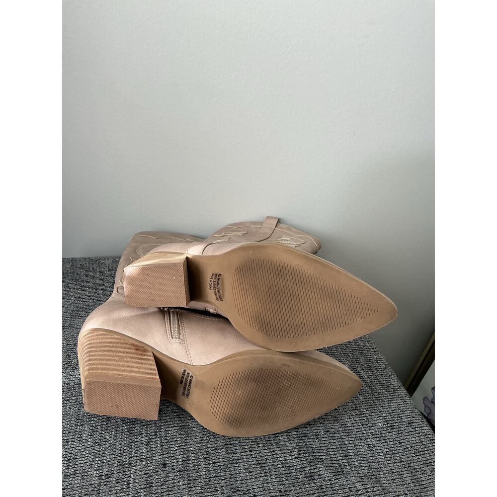 Dolce Vita Samsin Western Boots taupe cowboy boots size 6.5 - Picture 8 of 11